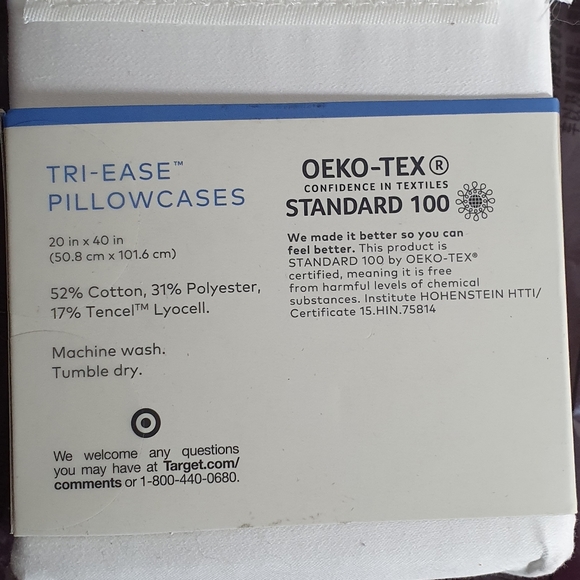 Project 62 White King Tri-Ease Pillowcases - Picture 3 of 6